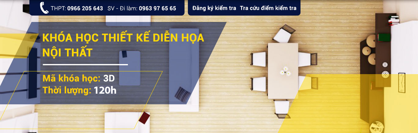 Khóa học Thiết kế và diễn họa nội thất