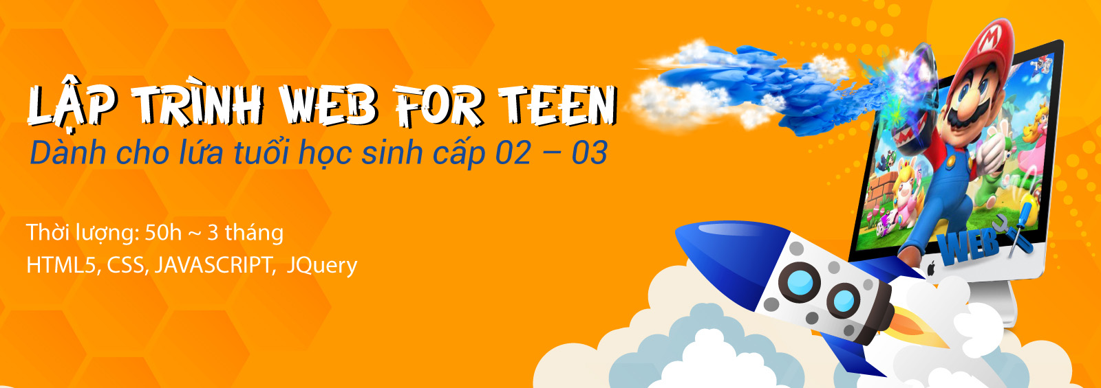 Khóa học lập trình web for teen