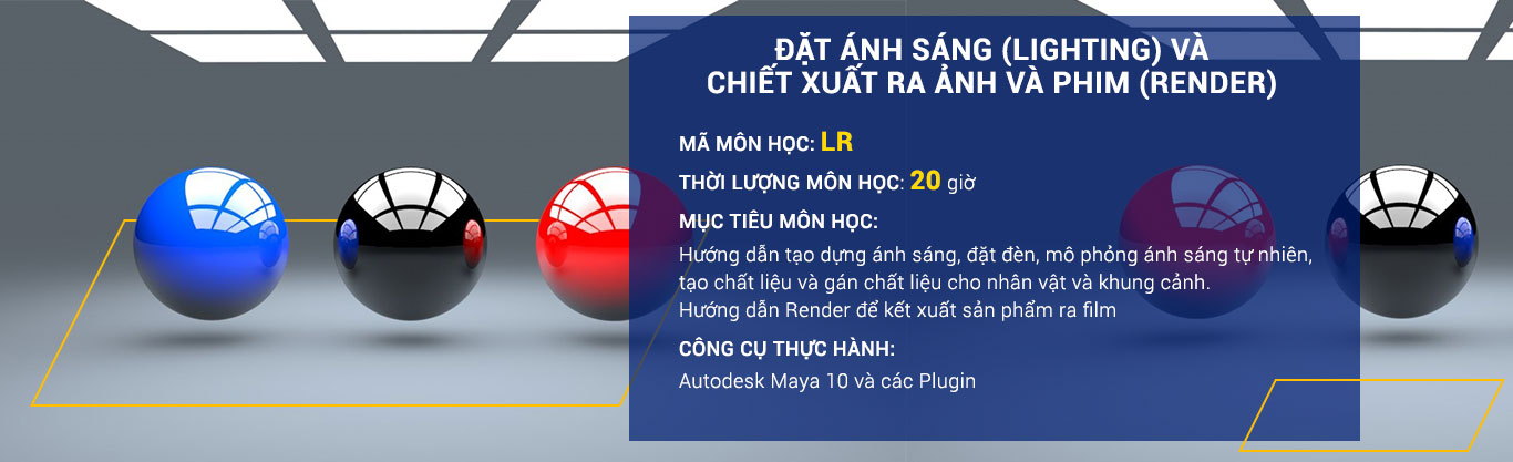 Khóa học làm phim hoạt hình 3D và quảng cáo