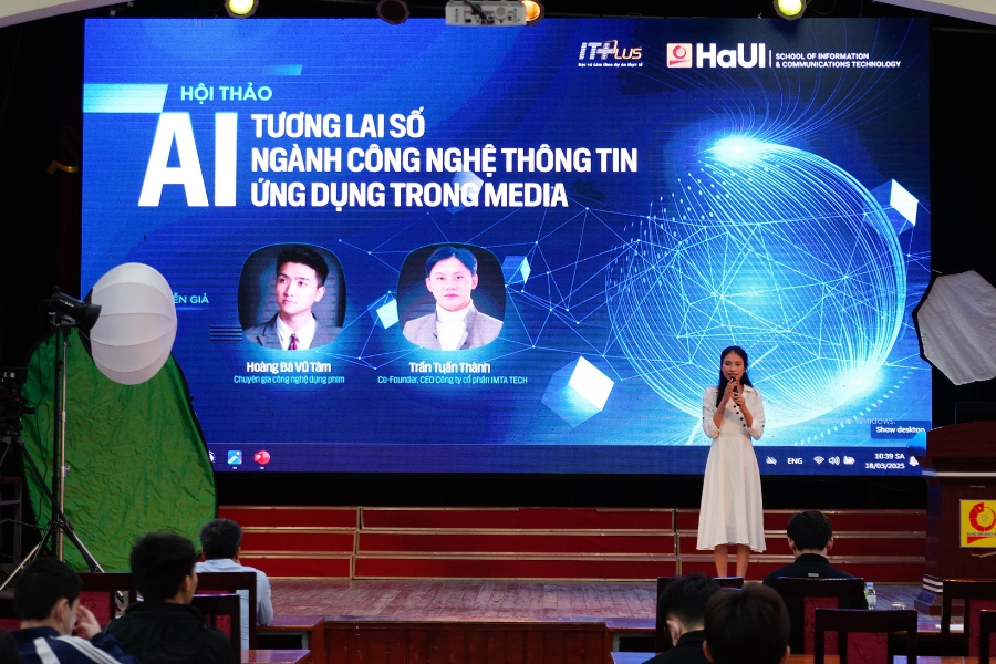 Hội thảo AI - Tương Lai Số Ng&agrave;nh C&ocirc;ng Nghệ Th&ocirc;ng Tin v&agrave; Ứng Dụng Trong Media