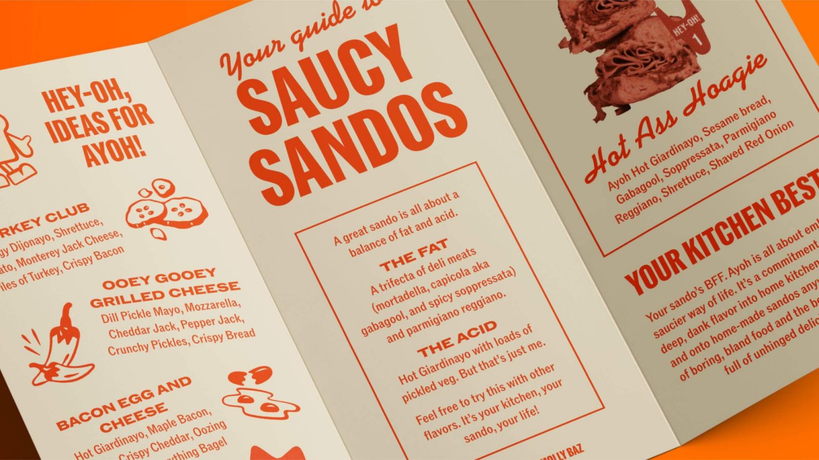 Thiết kế Menu, Trang th&ocirc;ng tin