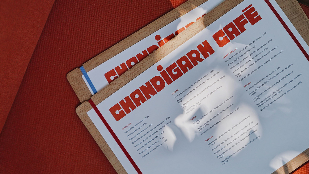 Chandigarh's Menu Design