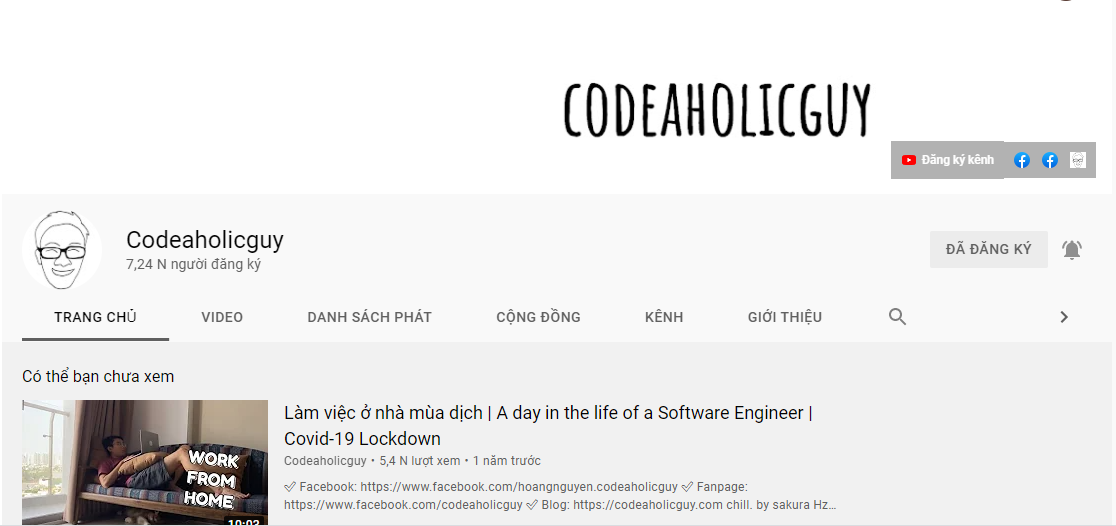 top kênh youtube học IT