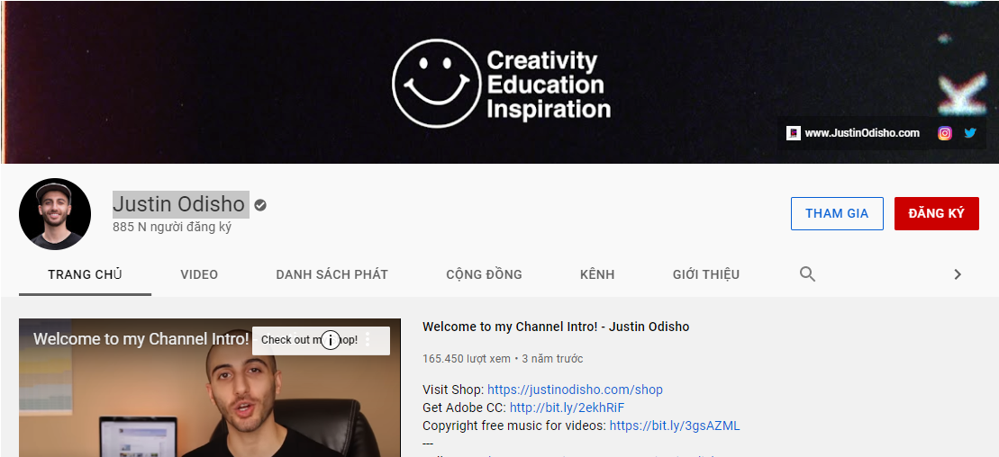 top kênh youtube dành cho dân edit video